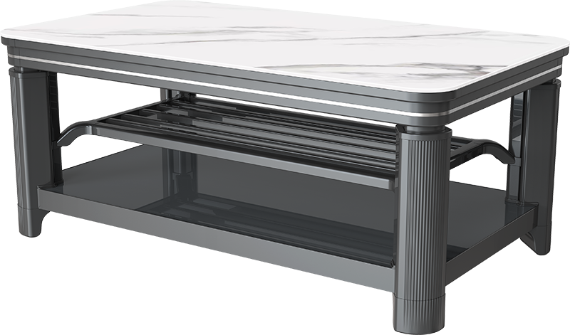 XLL2-2-氟碳宝蓝-扉页白面板茶几