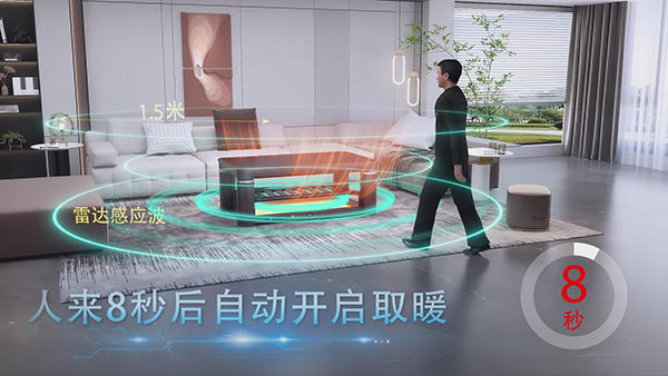 喜乐乐智能感应取暖茶几科普篇